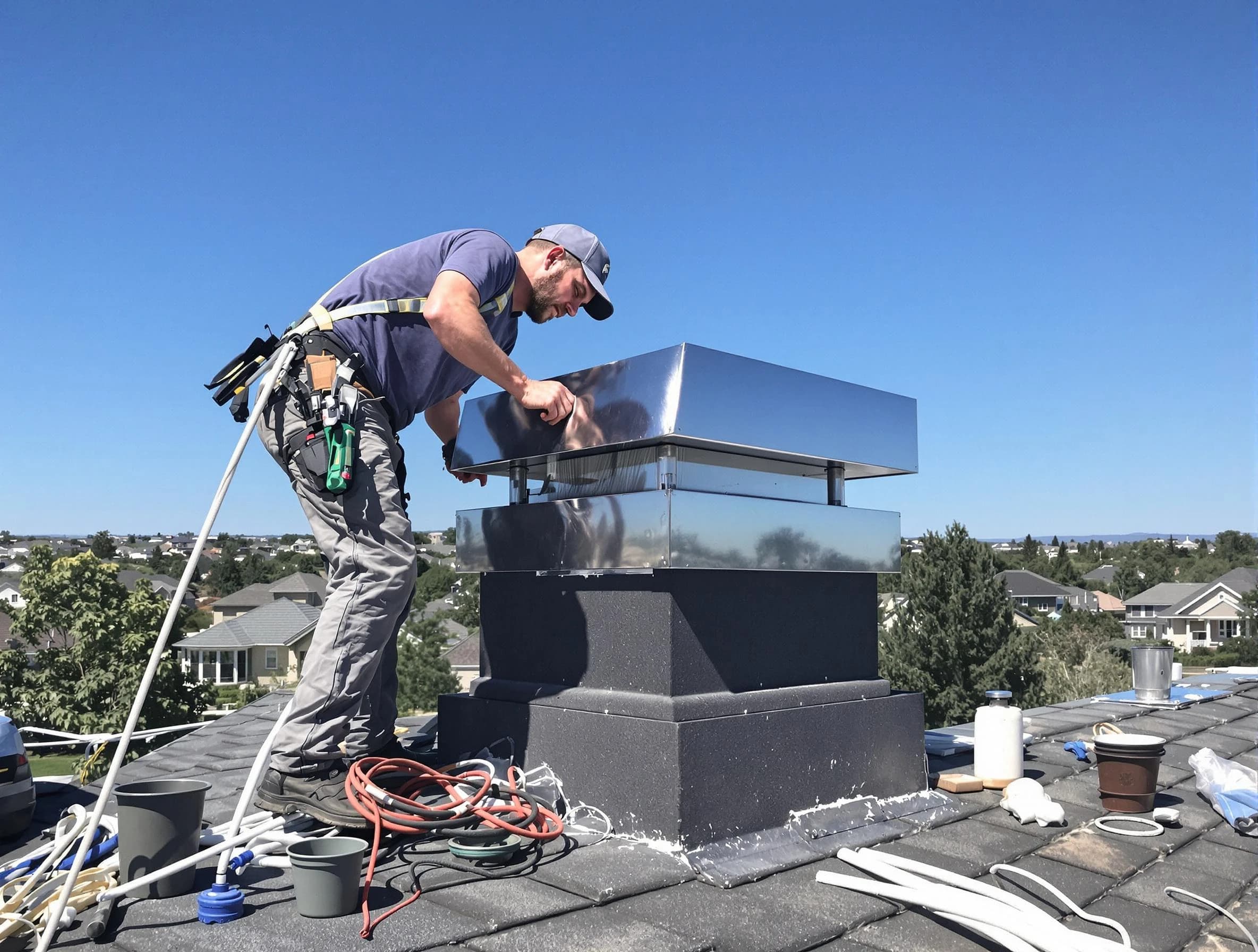 Chimney Cap Services service in Baldwin, PA